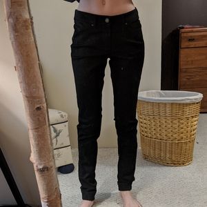 36" inseam Tall Black Bootlegger Jeans